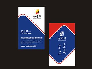 NO.00047簡(jiǎn)潔企業(yè)豎版名片模板